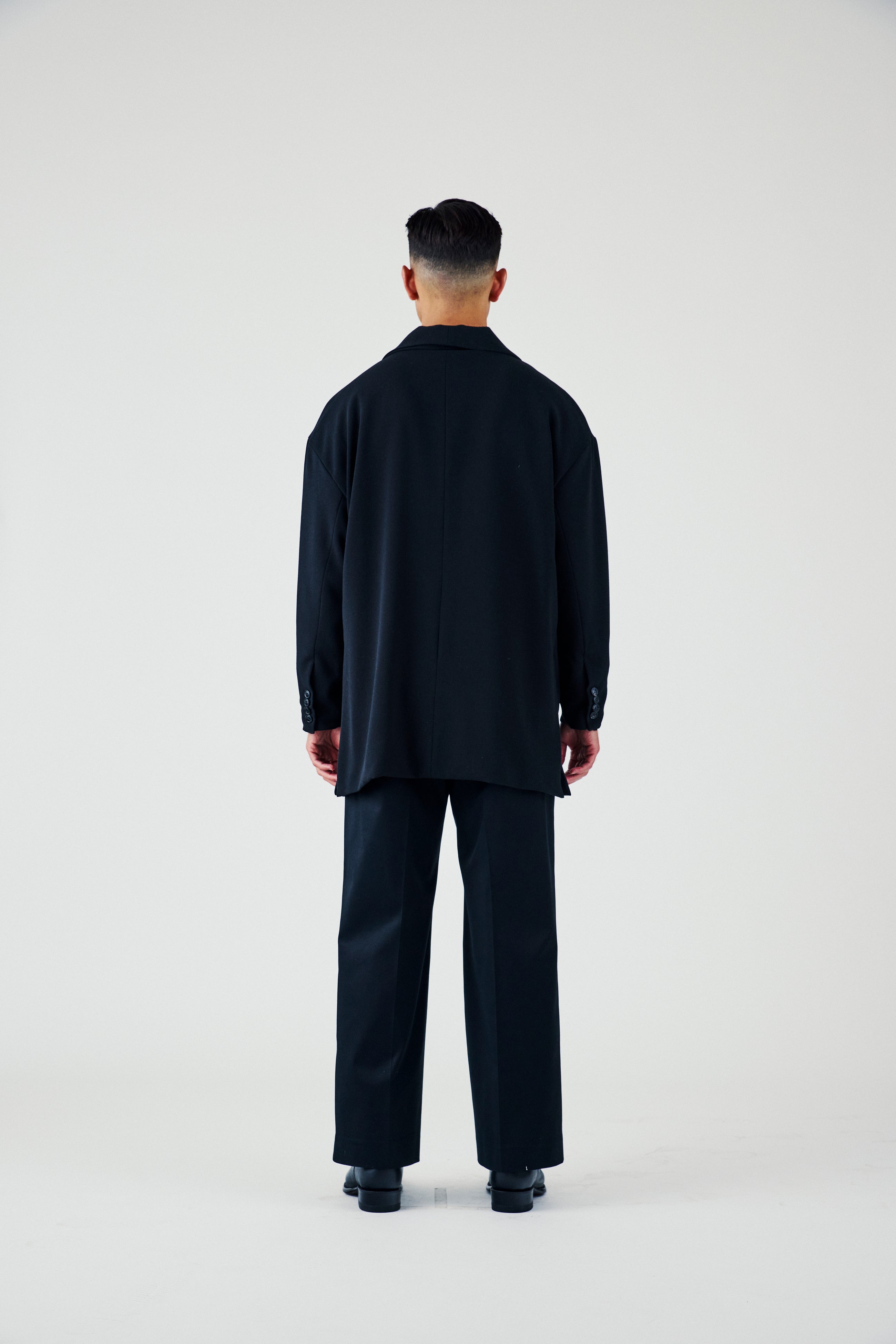 Modern Haori in Wool Crepe