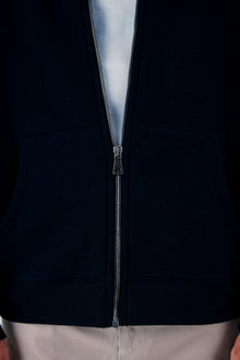 Zip Sweatshirt in Organic Cotton French Terry