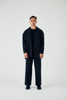 Modern Haori in Wool Crepe