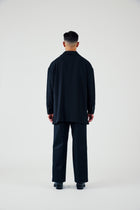 Modern Haori in Wool Crepe