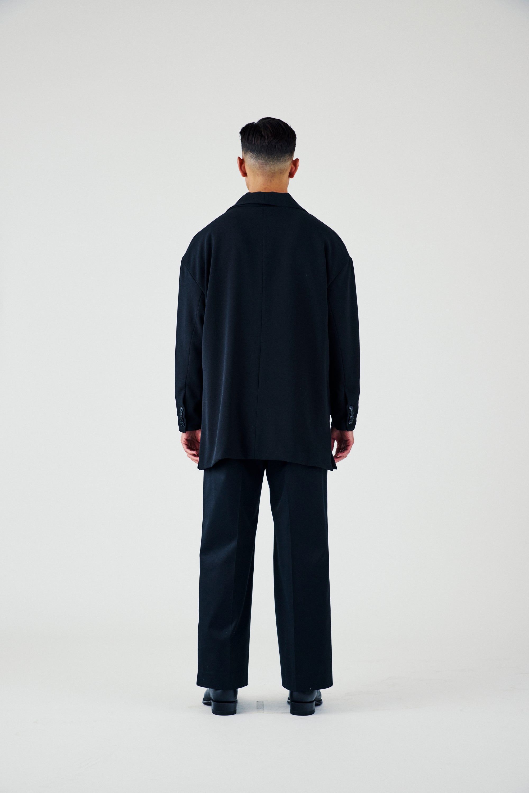 Modern Haori in Wool Crepe