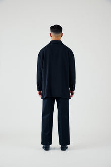 Modern Haori in Wool Crepe