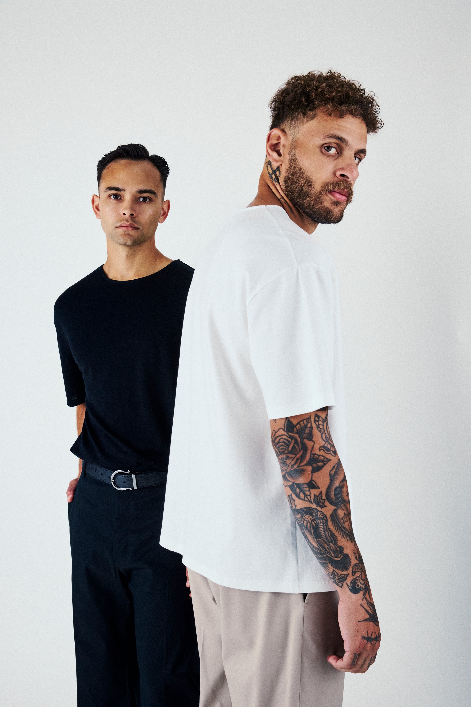 Signature Boxy T-Shirt in Merino Wool Jersey