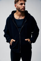 Zip Sweatshirt in Organic Cotton French Terry