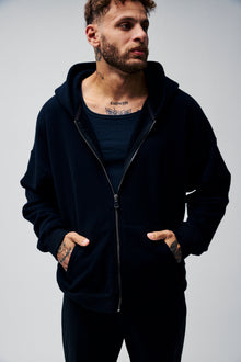 Zip Sweatshirt in Organic Cotton French Terry