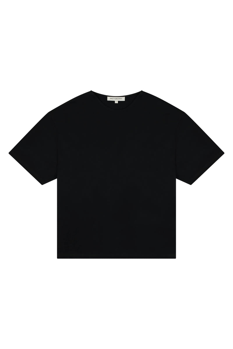 Signature Boxy T-Shirt in Merino Wool Jersey