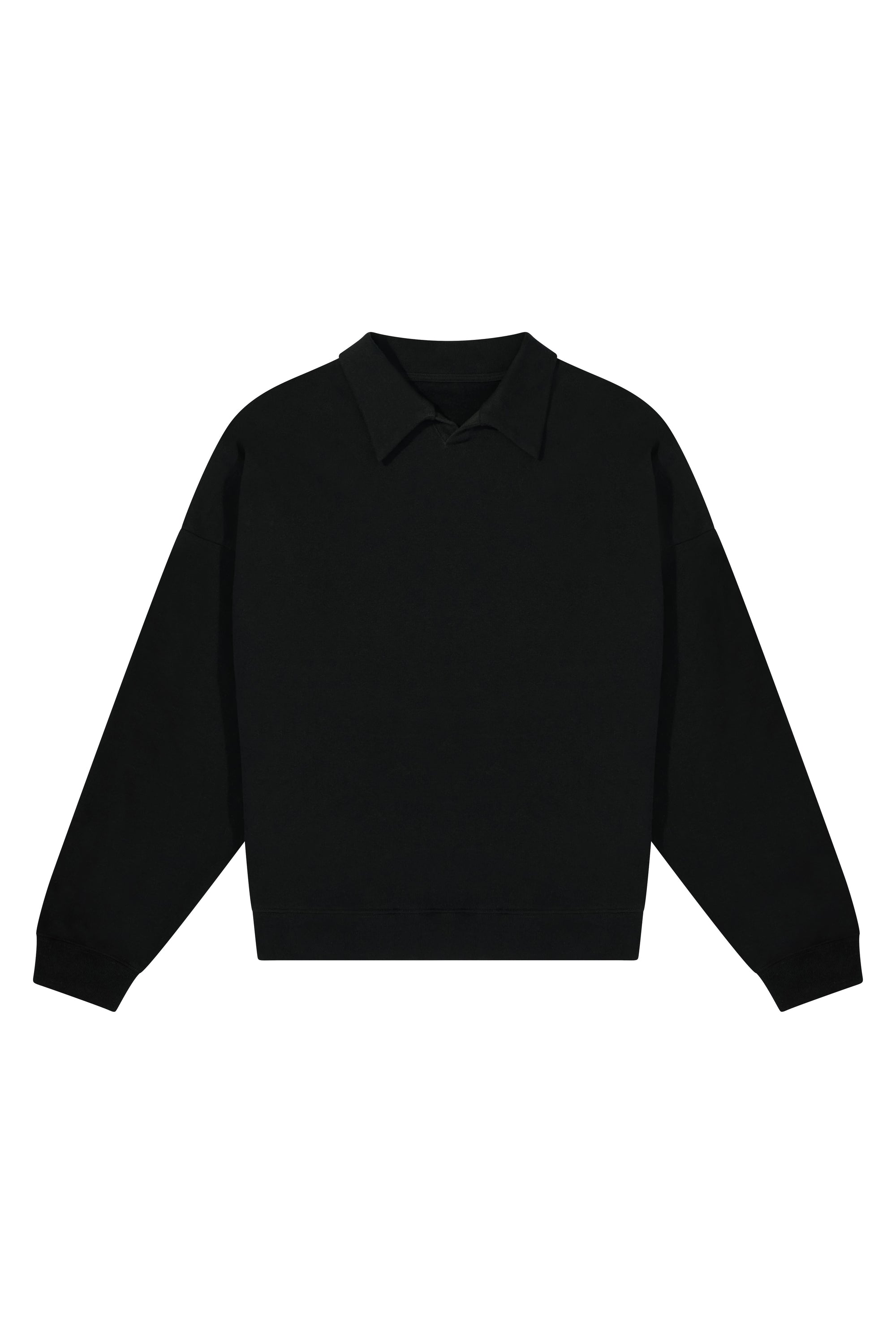Collared Sweatshirt in American Organic Cotton Terry