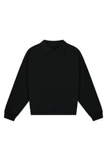 Collared Sweatshirt in American Organic Cotton Terry