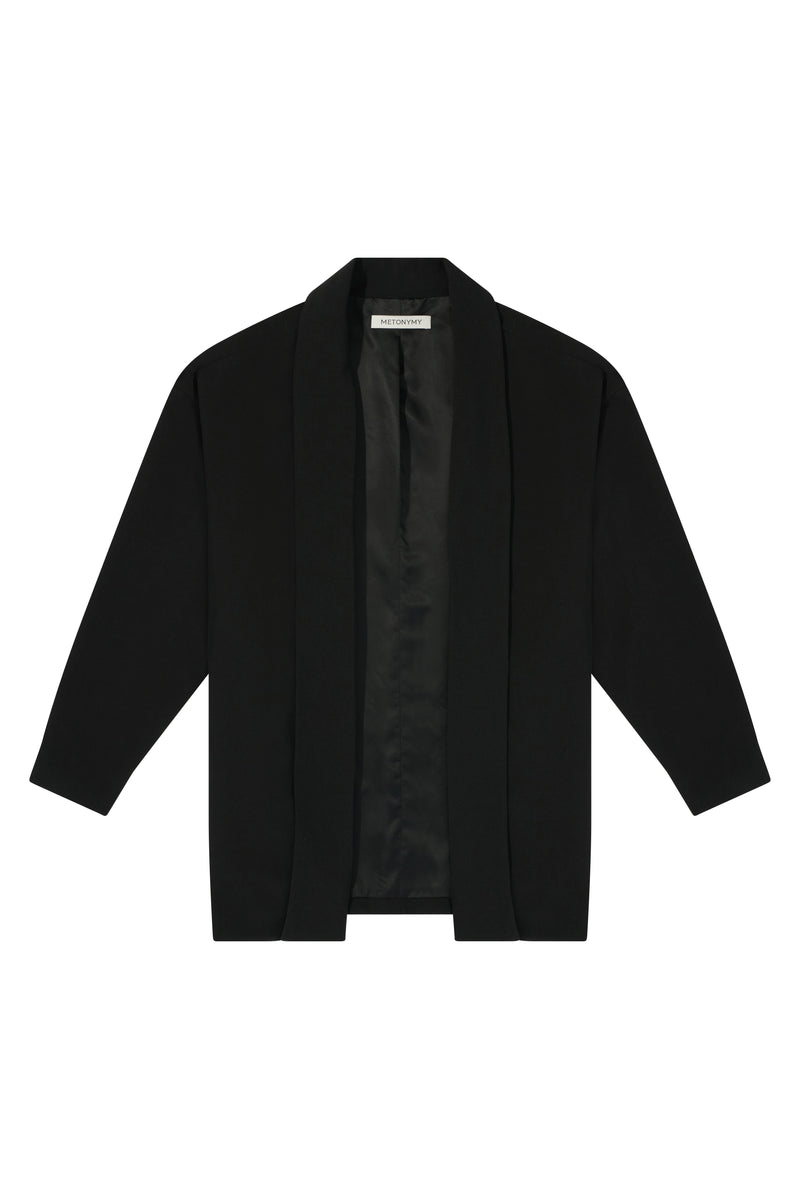 Modern Haori in Wool Crepe